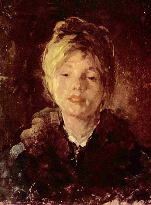 Portrait d'une jeune fille, 1850, Nicolae Grigorescu