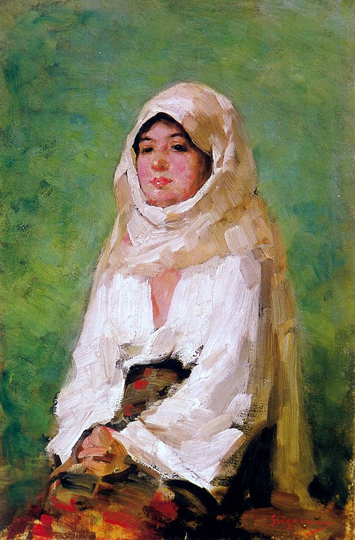 Țărancă cu maramă', , Nicolae Grigorescu