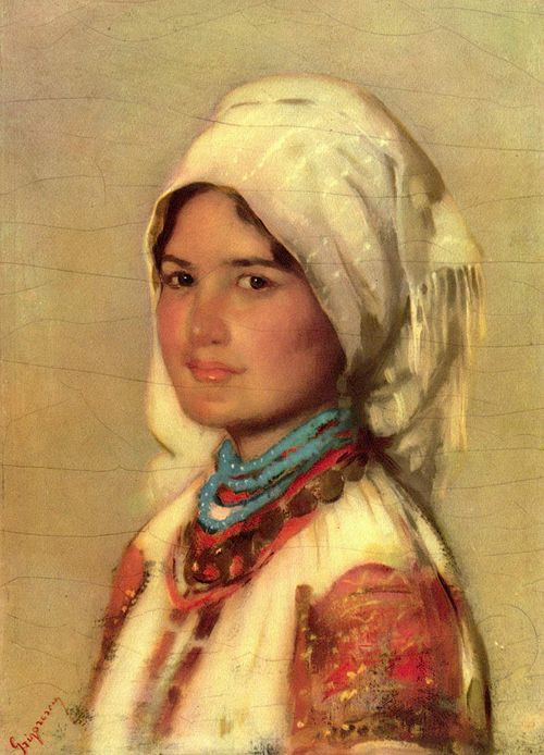Țărancă din Muscel, , Nicolae Grigorescu