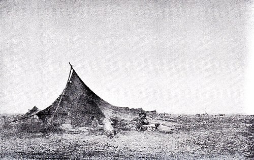 Tents at sunset, 1869, Nicolae Grigorescu