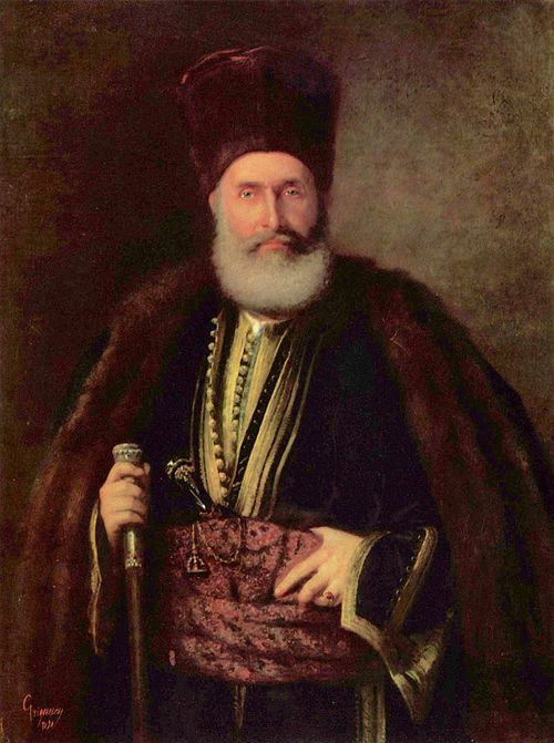 Portretul marelui ban Năsturel Herescu, 1870, Nicolae Grigorescu