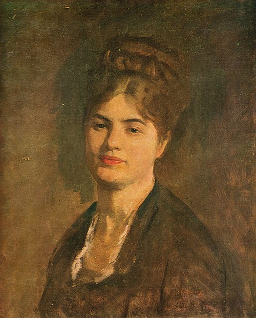 Portrait of Zettine Urechia, 1869, Nicolae Grigorescu