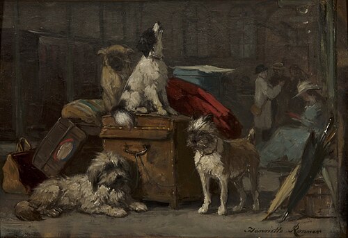 On the Platform, , Henriëtte Ronner-Knip