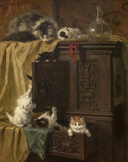 Immodest, 1897, Henriëtte Ronner-Knip