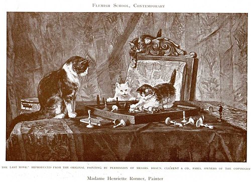 The Last Move, 1905, Henriëtte Ronner-Knip