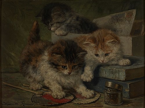Infatigables, 1895, Henriëtte Ronner-Knip