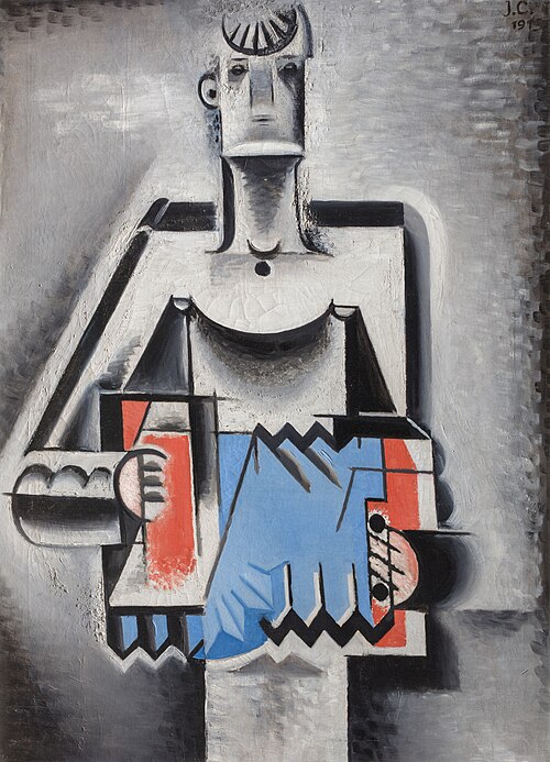 Accordion Player, 1913, Josef Čapek