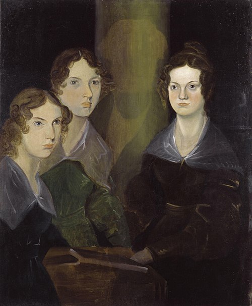 The Brontë Sisters (Anne Brontë; Emily Brontë; Charlotte Brontë), 1834, Branwell Brontë