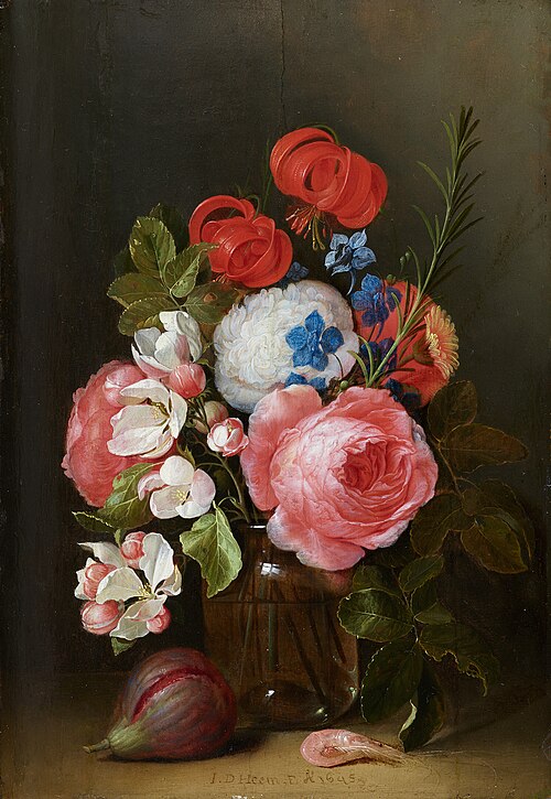 Still Life with Vase and Flowers, 1645, Jan Davidszoon de Heem