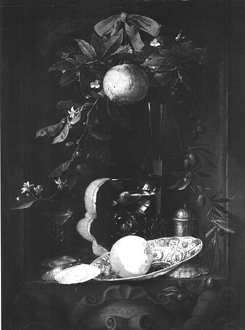 Stillife with orangen ....(unleserlich), 1631, Jan Davidszoon de Heem