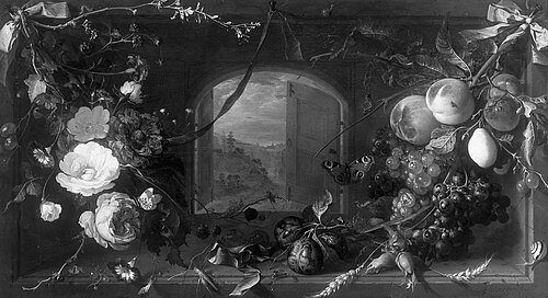 Fruit and flower pendants, 1680, Jan Davidszoon de Heem