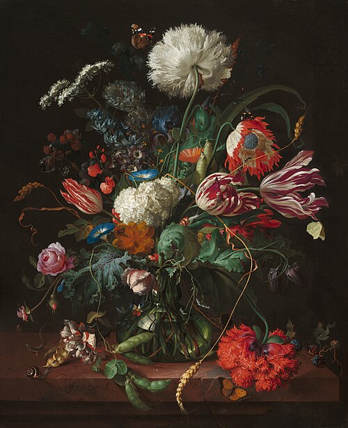 Vase of Flowers, 1645, Jan Davidszoon de Heem