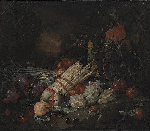 Still Life with Asparagus, 1653, Jan Davidszoon de Heem