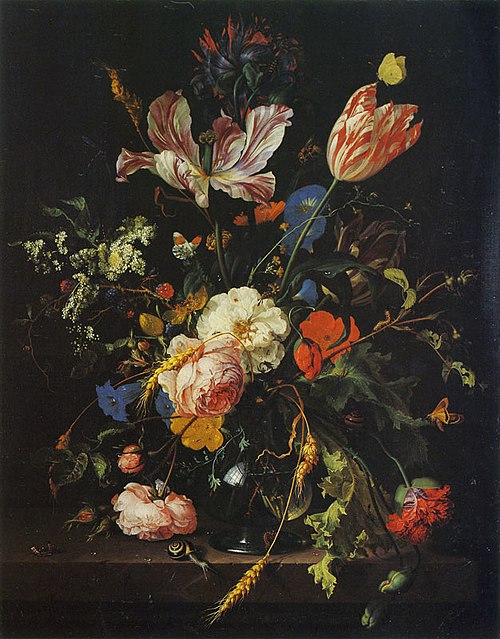 A Vase of Flowers, 1660, Jan Davidszoon de Heem
