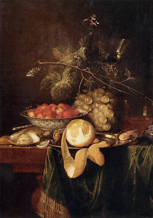 Nature morte au citron pelé, 1655, Jan Davidszoon de Heem