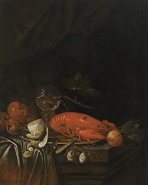 Stillleben mit Krebs, 1645, Jan Davidszoon de Heem