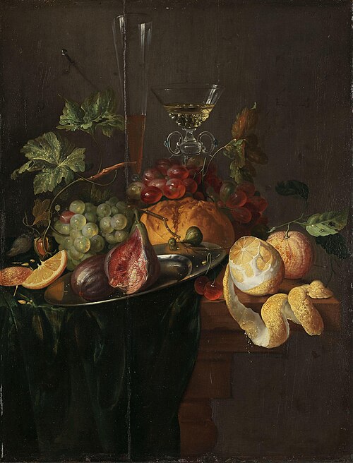Fruits et vin, 1650, Jan Davidszoon de Heem
