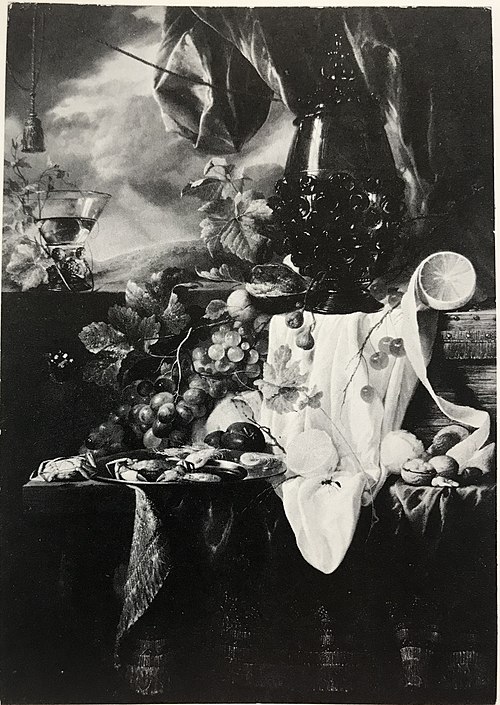 Still Life with Quote "Not How Much…", 1652, Jan Davidszoon de Heem