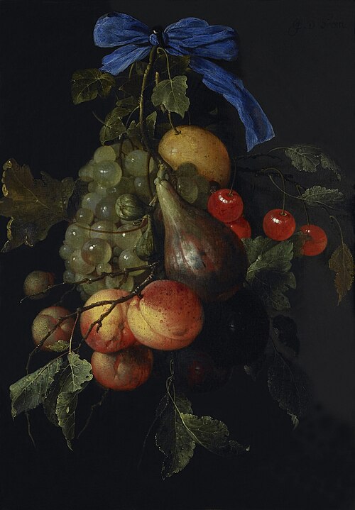 Grappe de fruits, 1651, Jan Davidszoon de Heem