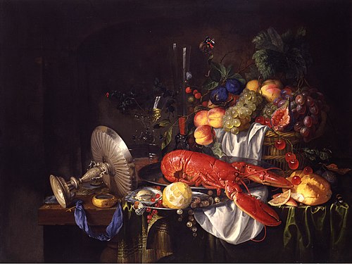 Still Life with a Lobster, , Jan Davidszoon de Heem