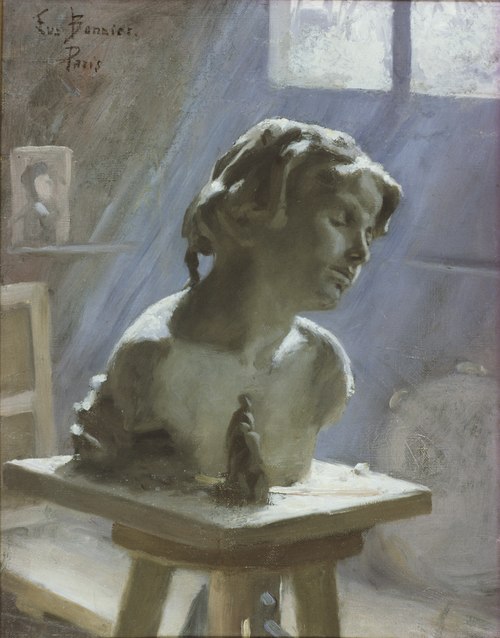Dans l'atelier à Paris, 1886, Eva Bonnier
