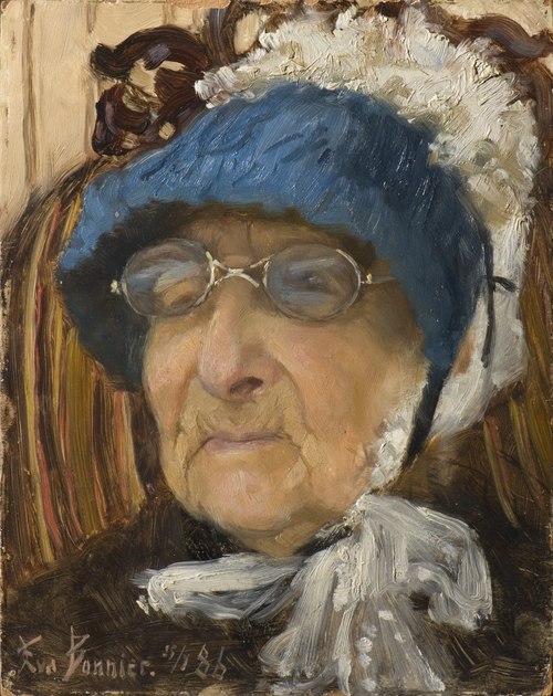 Old Grandmother, 1886, Eva Bonnier
