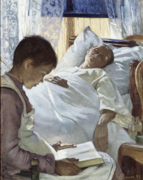 Reflection in Blue, 1887, Eva Bonnier