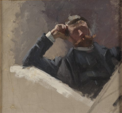 The Artist Georg Pauli. Study, 1884, Eva Bonnier