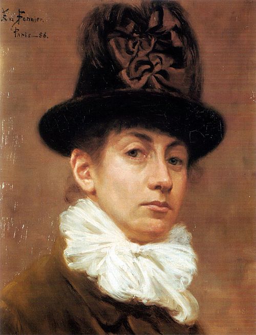 Self-portrait, 1886, Eva Bonnier