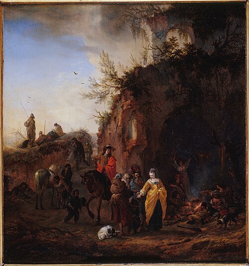 Les Bohémiens, 1652, Philips Wouwerman