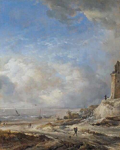 Coastal Landscape, 1655, Philips Wouwerman