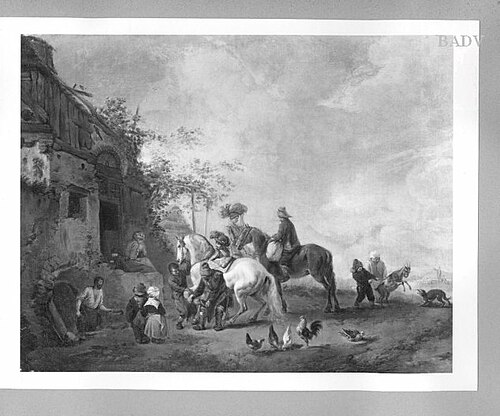 the forge, 1644, Philips Wouwerman