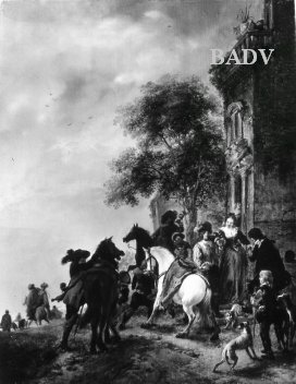Aufbruch einer Jagdgesellschaft, 1644, Philips Wouwerman
