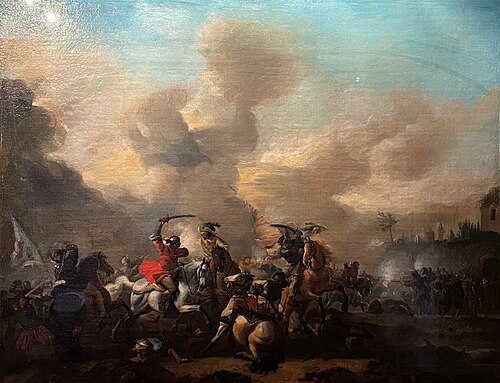 A Battle Scene, 1653, Philips Wouwerman