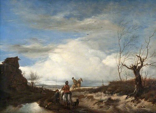 Hawking, 1650, Philips Wouwerman