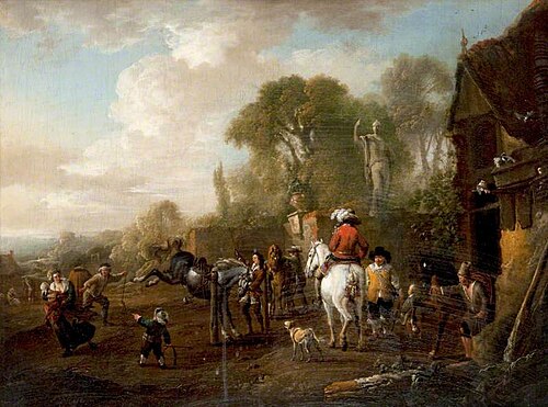 Departure from a Riding School, , Philips Wouwerman