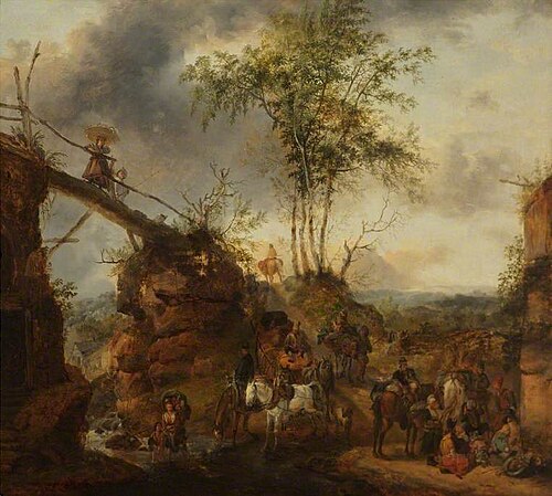 The Gypsy Encampment, , Philips Wouwerman