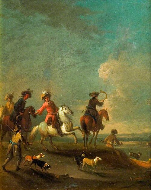 A Hawking Party, , Philips Wouwerman