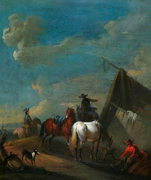Encampment with Cavalry, , Philips Wouwerman