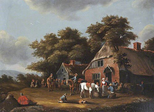 Village Scene, , Philips Wouwerman