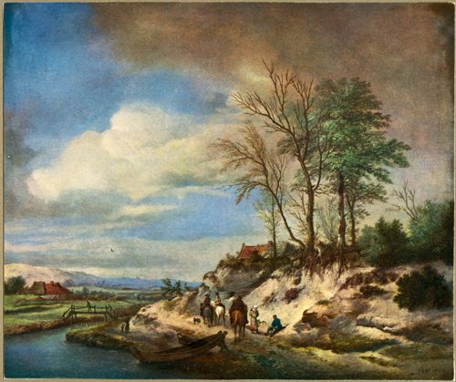 Dunes and Horsemen, 1652, Philips Wouwerman