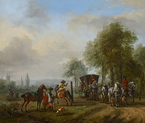 The Driving School, 1665, Philips Wouwerman