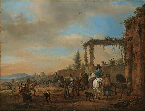 The Riding School, 1660, Philips Wouwerman