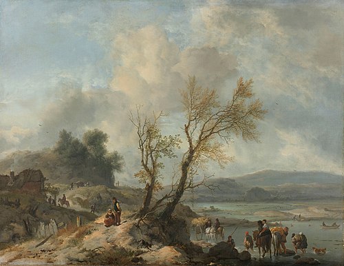 Landscape with a Sandy Path, 1655, Philips Wouwerman