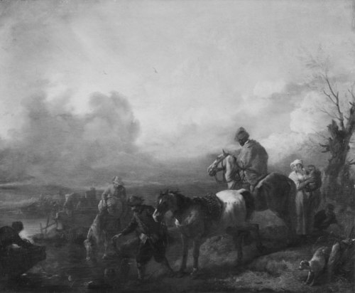 Horses Being watered, 1651, Philips Wouwerman