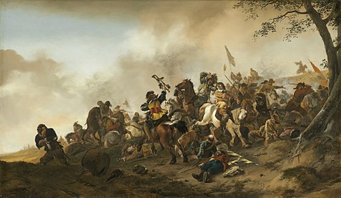 Battle Scene, 1645, Philips Wouwerman