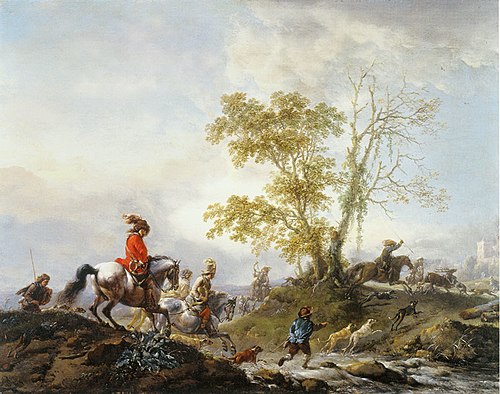 The Stag Hunt (1659), 1659, Philips Wouwerman
