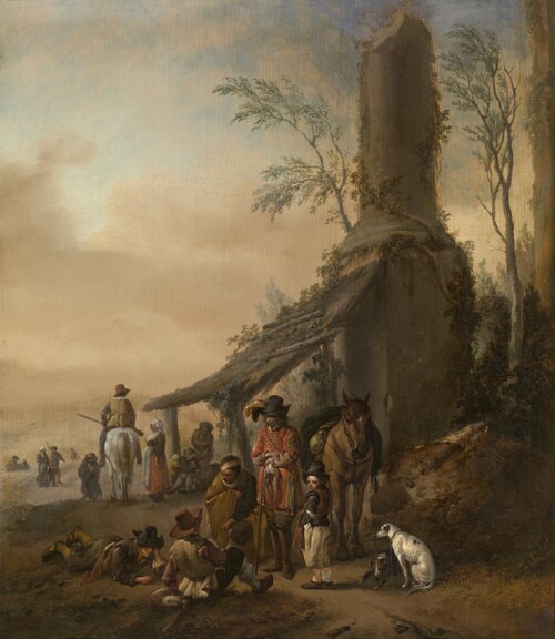 The Rider's Halting Place, , Philips Wouwerman
