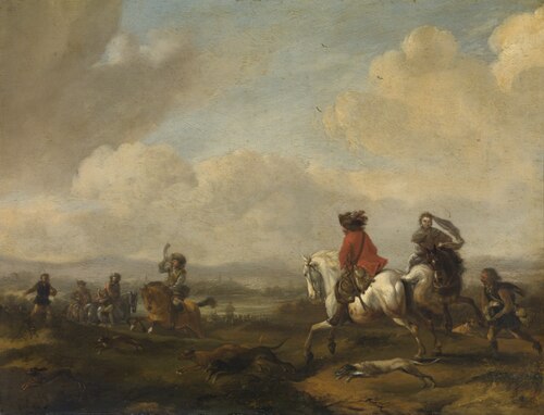 The Hare Hunt, , Philips Wouwerman
