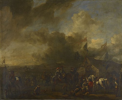 Soldiers before a Sutler's Booth, , Philips Wouwerman